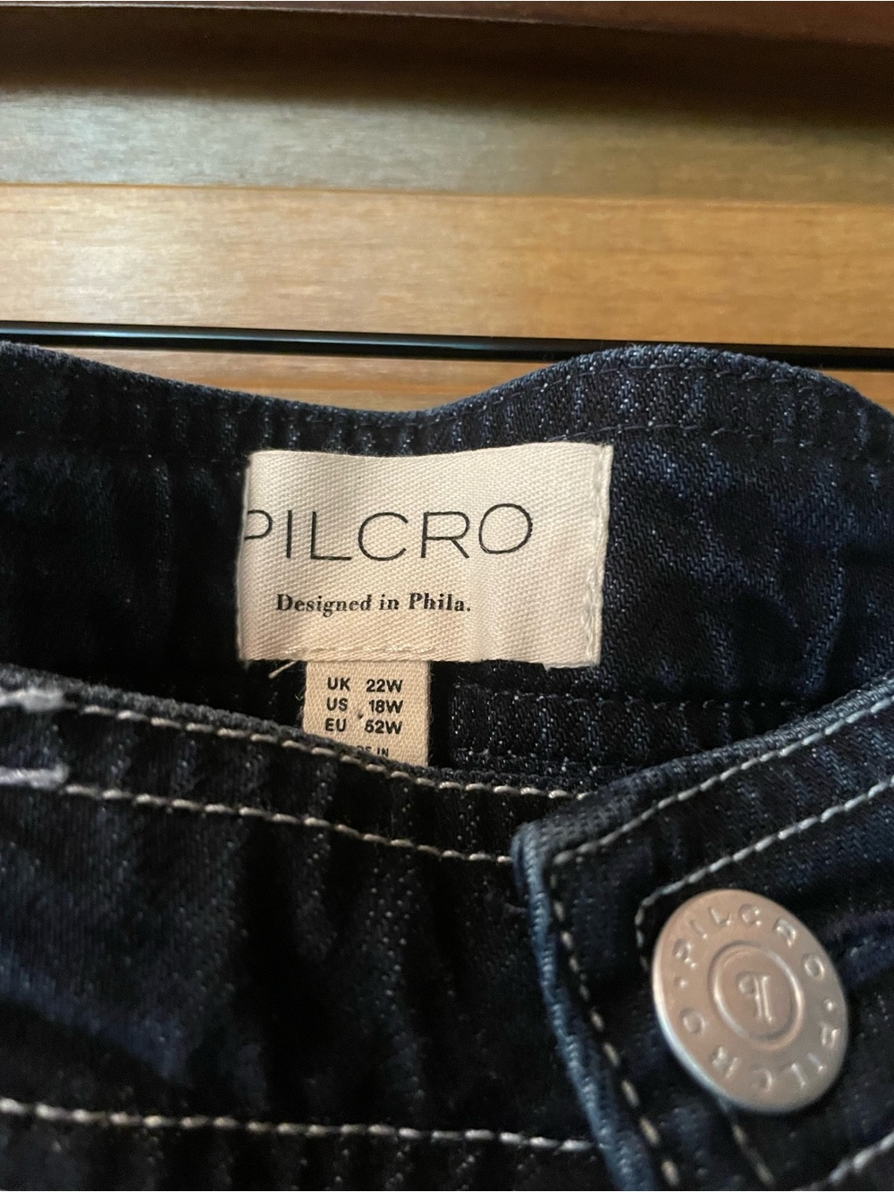 Pilcro Dark Blue denim Skirt